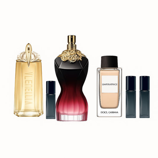 LES INCOMPARABLES ( Alien Goddess – La Belle Le Parfum – L’Impératrice ).