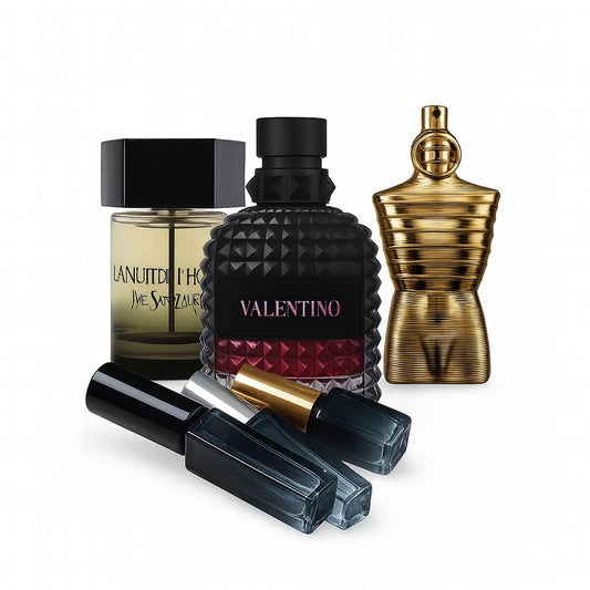 LA TRINITÉ (La nuit de de l'Homme+Born in Roma+JPG Le Male Élixir)